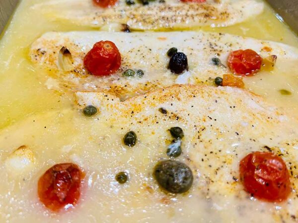 Baked Flounder