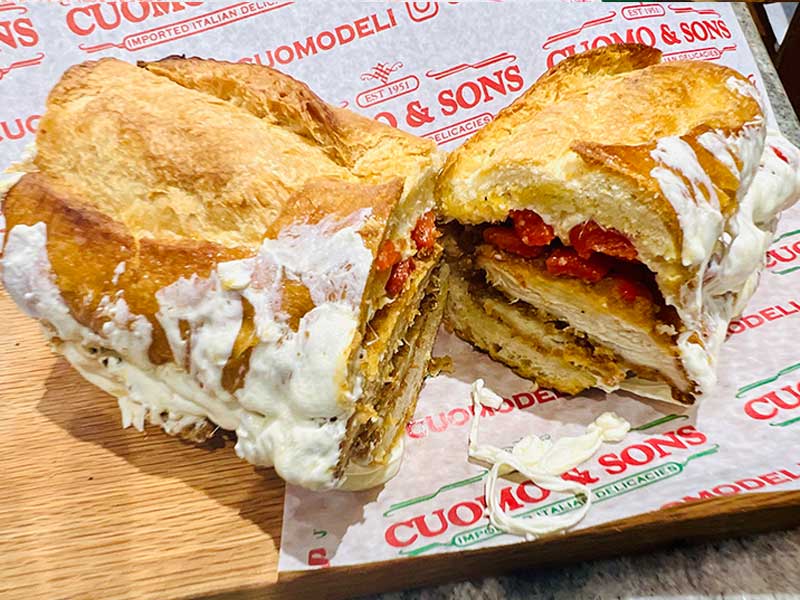 Chicken Cutlet, Fresh Mozzarella, Roasted Pepper