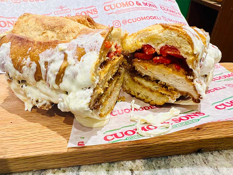 Chicken Cutlet, Fresh Mozzarella, Roasted Pepper - Image 3