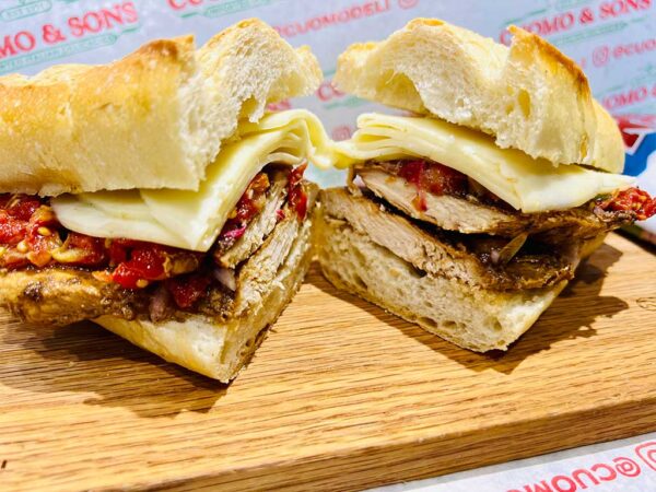 Grilled Chicken, Provolone , Sun-Dried Tomatoes w/ Balsamic Vinegar