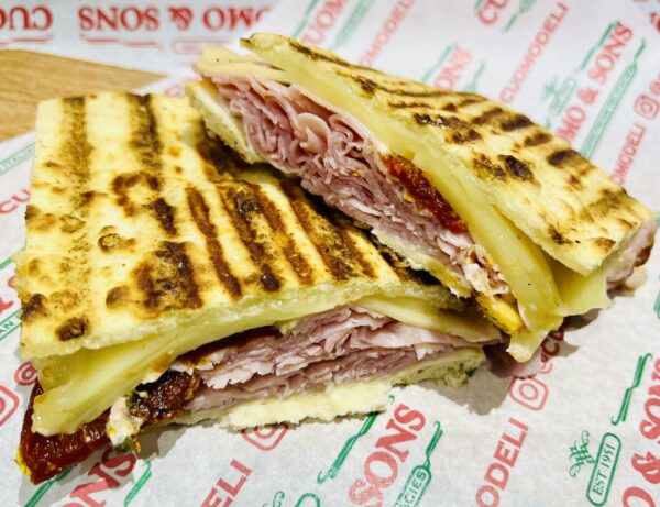 #8 Provolone, Ham,   Sun-Dried Tomato w/ Garlic Mayo
