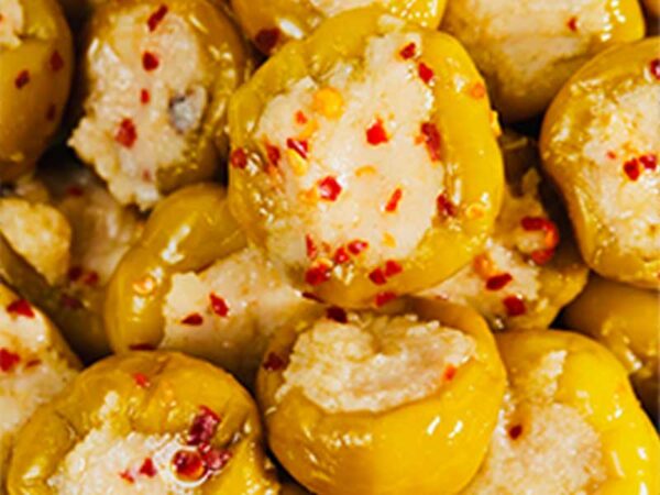 Italian Imported Stuffed Pepper w/ Bread Crumbs and Anchovies