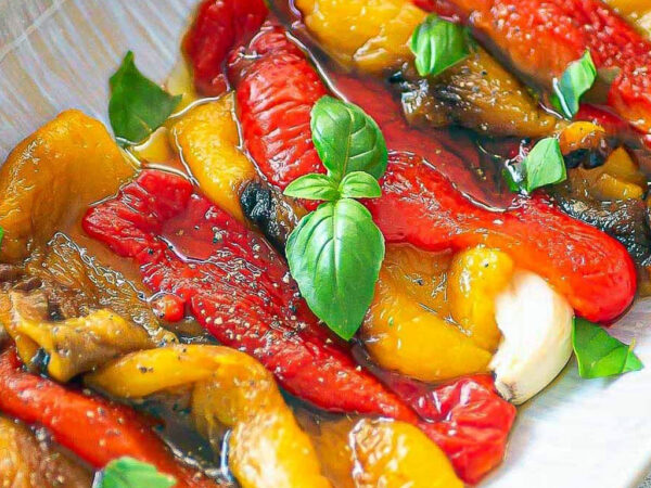 Marinated Roasted Pepper Salad