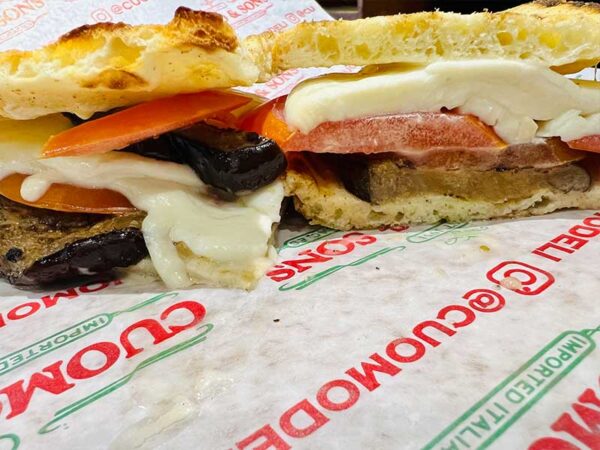 #4 Grilled Eggplant, Fresh Mozzarella and Tomato