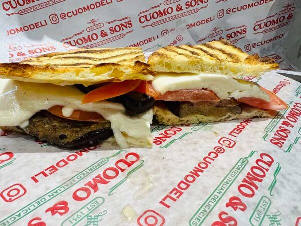 #4 Grilled Eggplant, Fresh Mozzarella and Tomato - Image 2