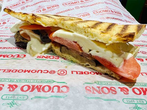 #4 Grilled Eggplant, Fresh Mozzarella and Tomato - Image 4