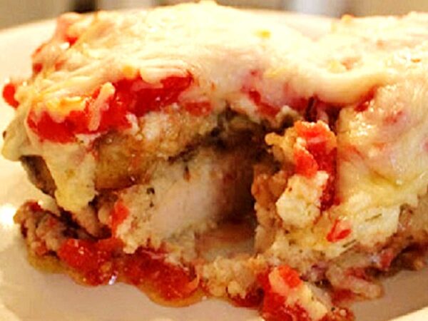 Cuomo's Chicken w/ Eggplant, Basil and Mozzarella