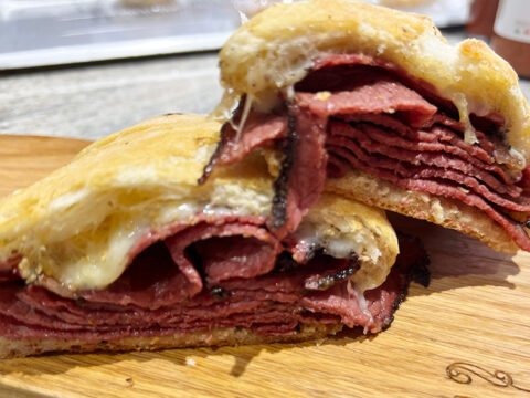 Hot Pastrami Sandwich