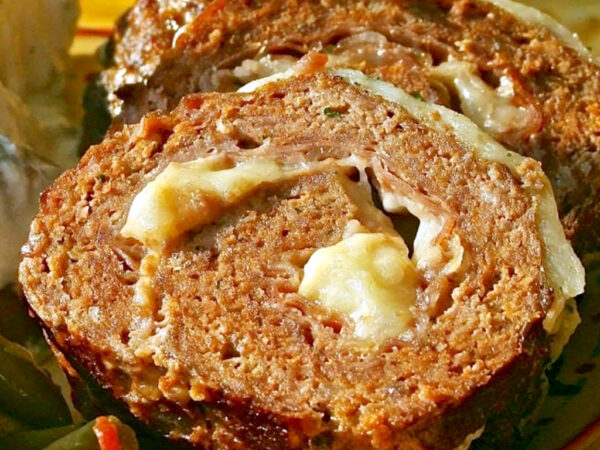 Meat Roll w/ Ham and  Mozzarella